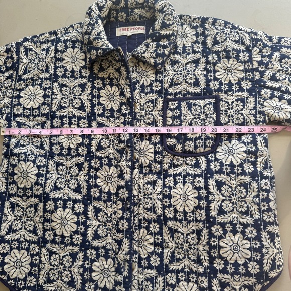 Free People Quilted Floral Alexie Jacket Womens Med Free People cottagecore Boho - Picture 6 of 11